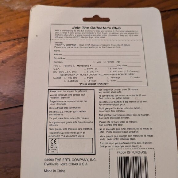 Garfiled the Cat Ertl Need a Lift? Diecast Car USA Space Shuttle Vintage 1978 - Picture 3 of 4